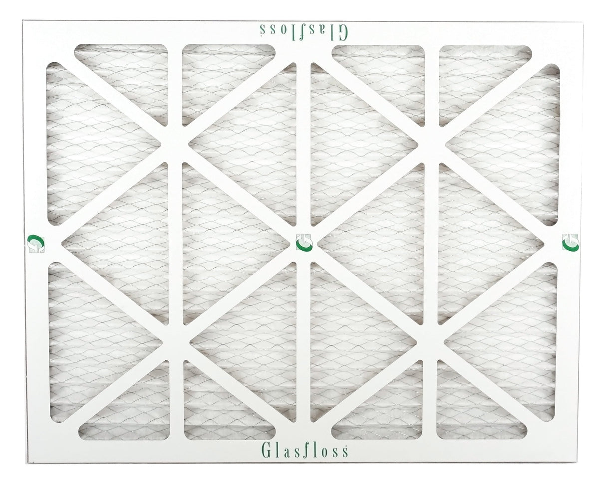Glasfloss 20x23x1 - MERV 10 -Qty:4 - Furnace Air Filter - Made in USA (Actual Size: 19.5 x 22.5x7/8 inch)