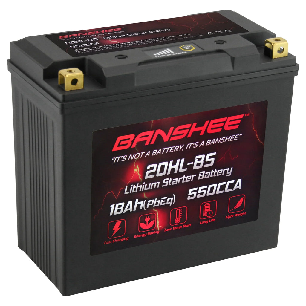 Banshee 20L-BS LiFePO4 Motorsports Battery Fitting with Sea-Doo GTX Limited iS 260 2016 to 2016