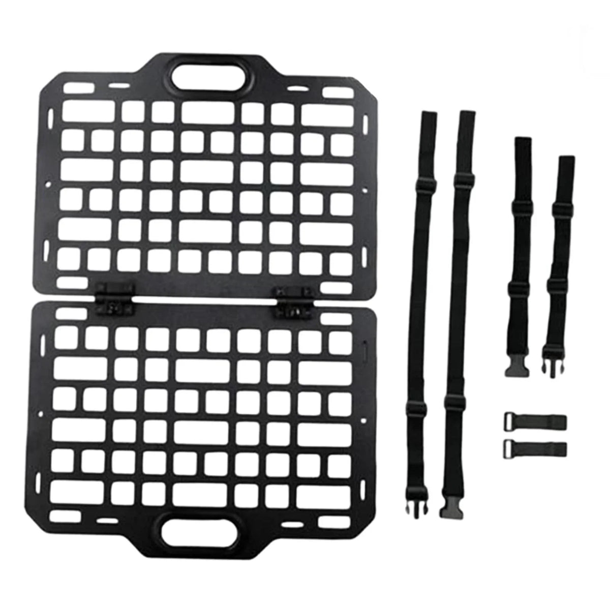 funtasica Auto Seat Back Organizer Modular Storage Molle Panel Car Seatback Hanging Plate Auto Seat Panel for Automotive Truck Parts