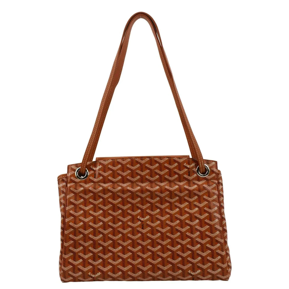 Pre-owned GOYARD Rouette Soft Canvas Shoulder Bag Orange