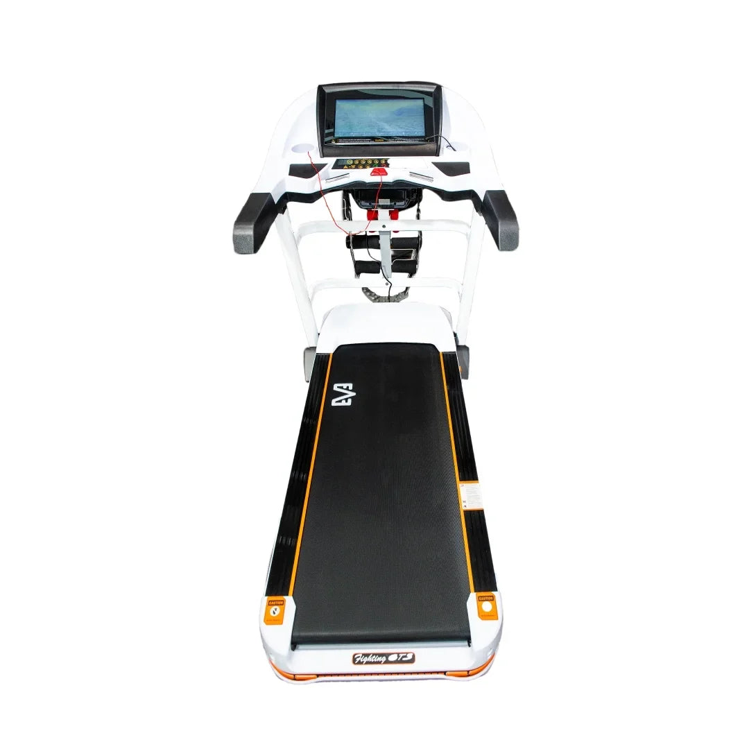 World Best Folding Treadmill by FULLAFITT, 4.5HP, Massage Belt, Wide LED Monitor, Bluetooth, Speakers, Preset Programs, Pulse Grip, Pressure Free Running Board
