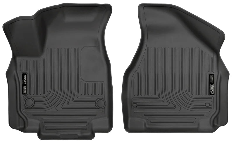 Husky by RealTruck Environment Series Front Floor Liners Black Front Row Suitable with select: 2017-2021 Chrysler Pacifica Touring L, 2023 Chrysler Pacifica