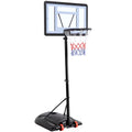 Renwick Portable Junior Basketball System Up to 8.2 Ft. for Kids, Junior and Youth for Indoor and Outdoor with Wheels