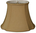 Royal Designs 17" Oval Inverted Corner Lamp Shade Antique Gold