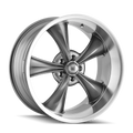 Ridler 695 20X8.5 5X120.65 0Et 83.82Cb Grey W/Machined Lip