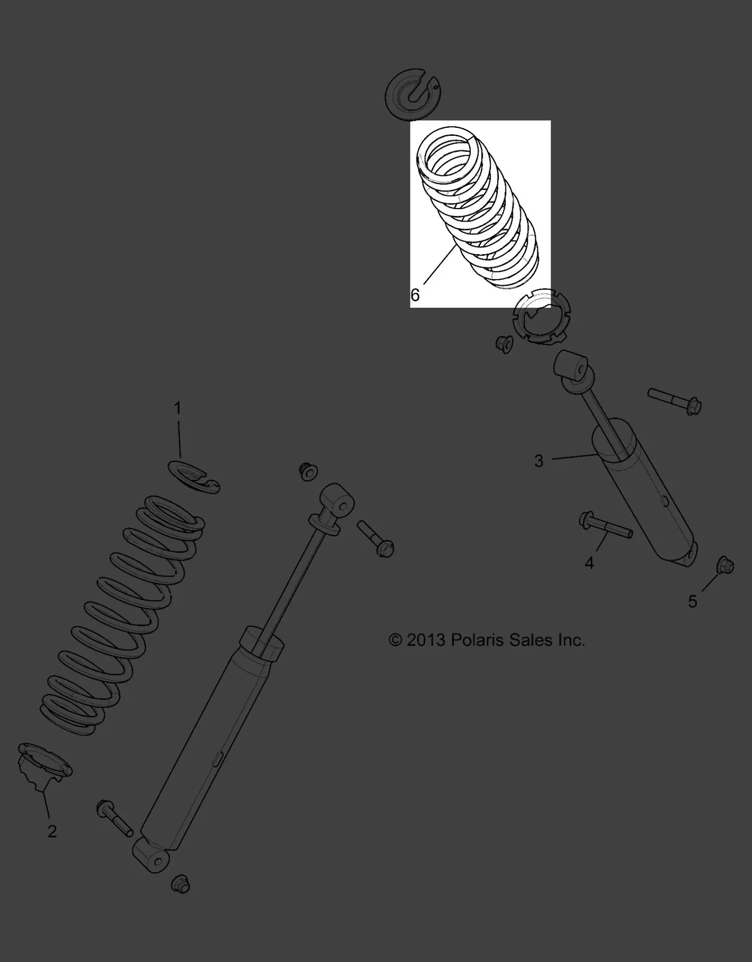 Polaris 2014-2018 Ranger Spr 200 280# 12 4Fl 2Id C Slv 7044138-385 New OEM