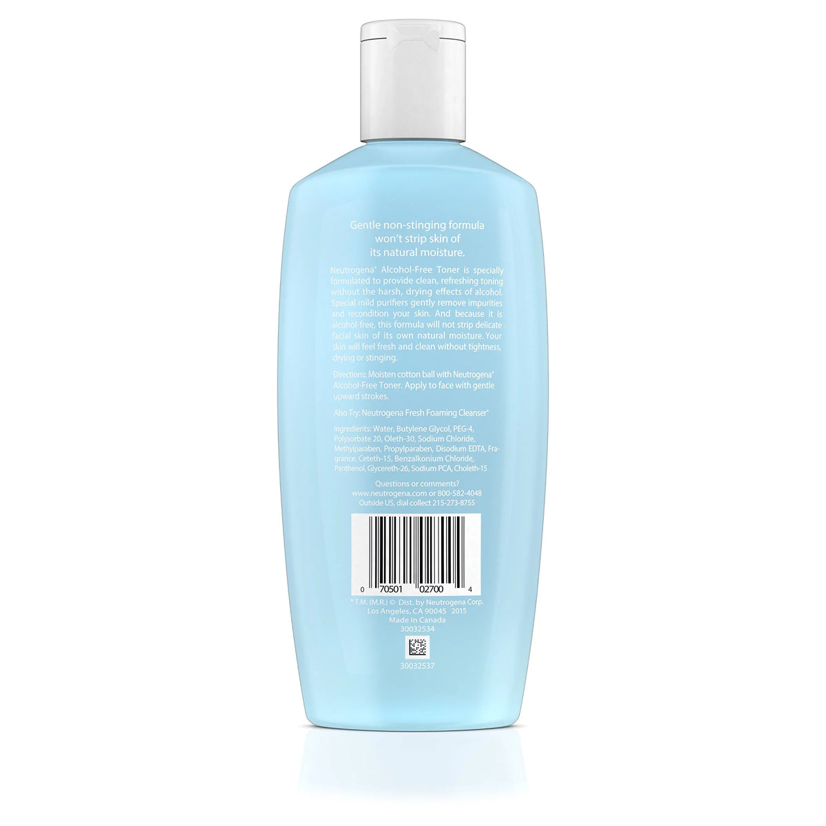 Neutrogena Oil- and Alcohol-Free Facial Toner, with Hypoallergenic Formula
