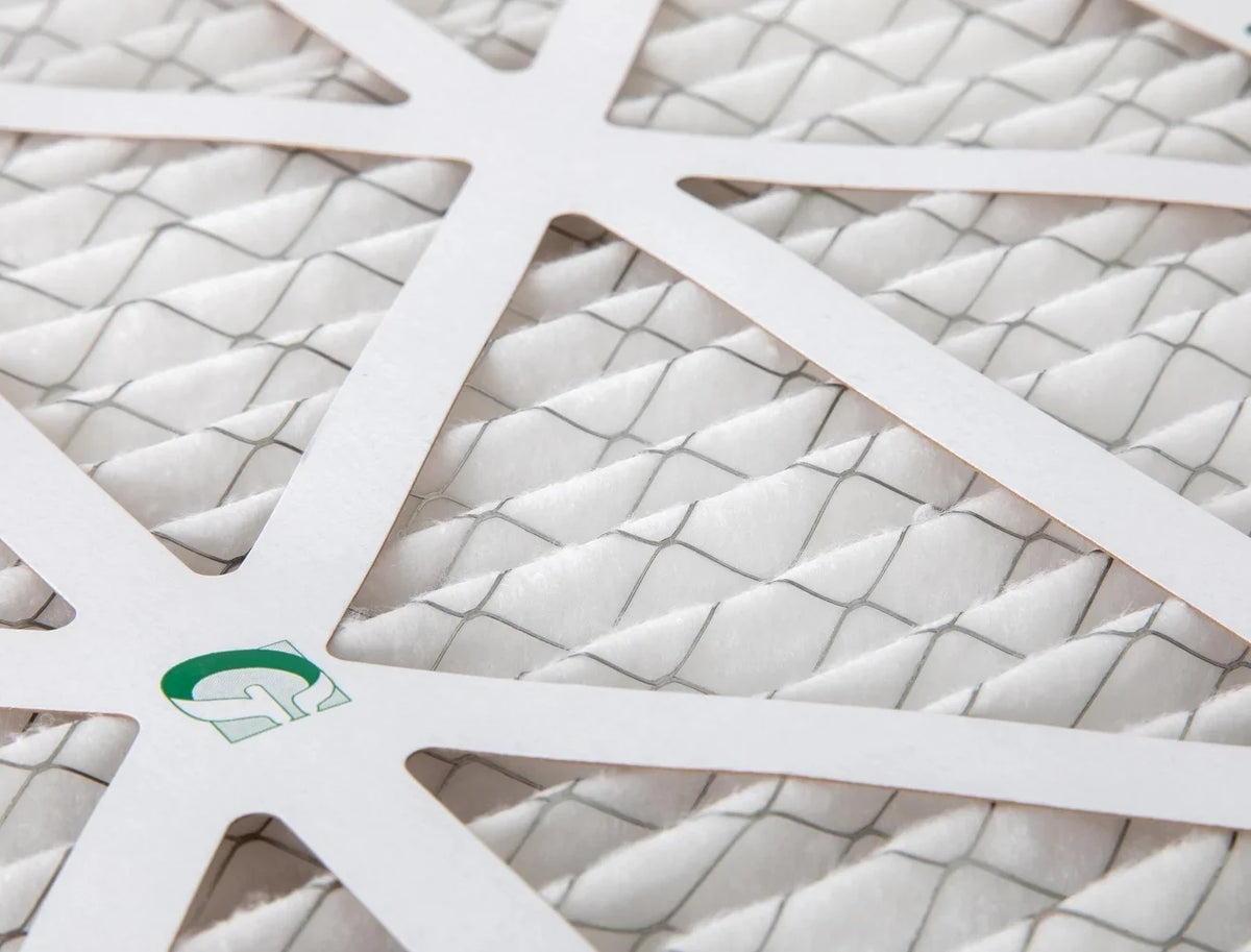 16x20x1 MERV 10 Pleated AC Furnace Air Filters by Glasfloss Industries. ( 8 Pack ) Exact Size: 15-1/2 x 19-1/2 x 7/8