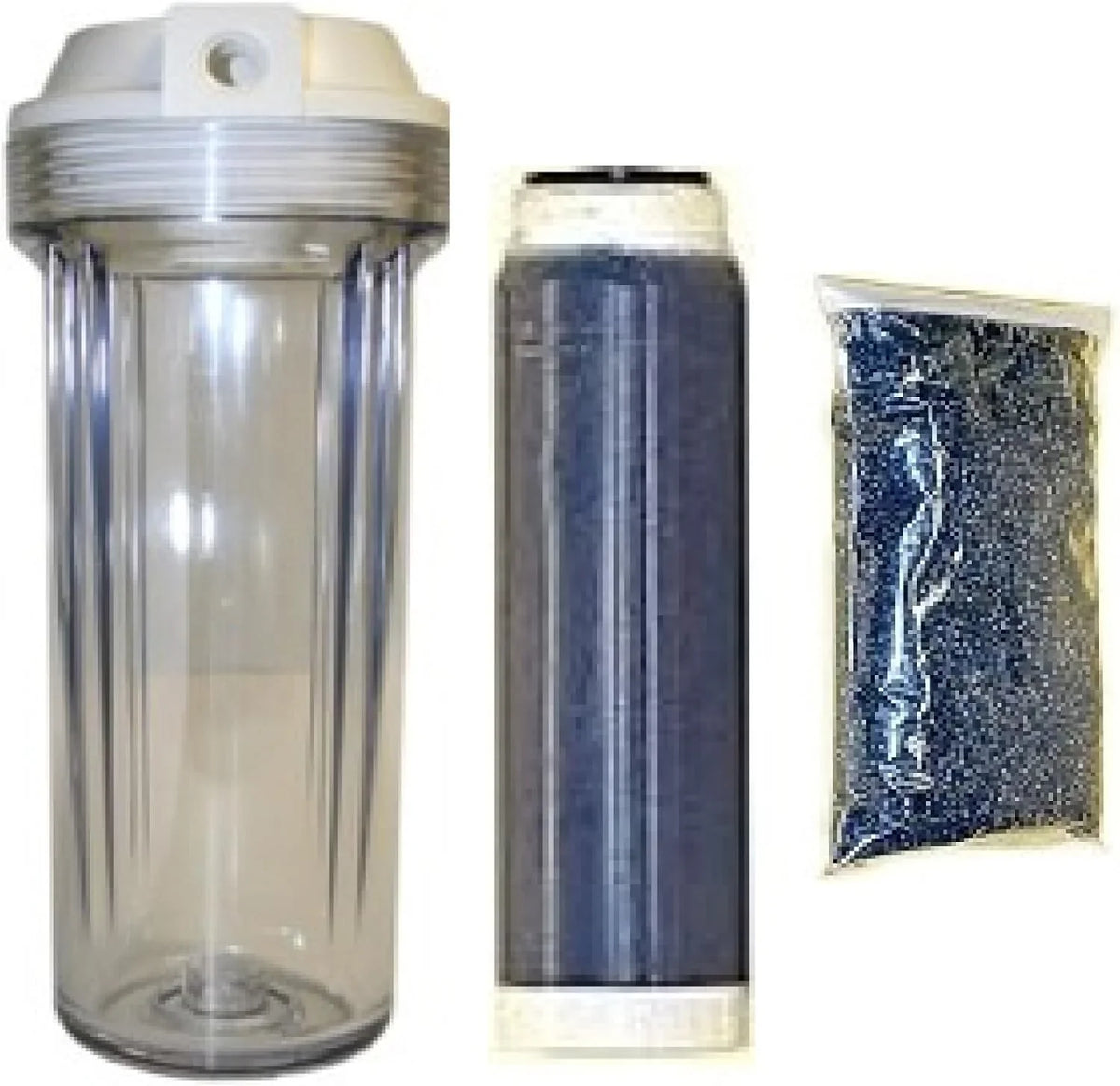 System Cartridge Clear Housing 3 LBS Color Changing DI Resin