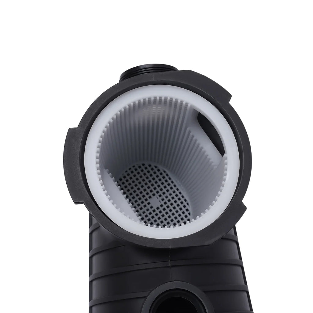 Miumaeov 2HP 6815GPH In-Ground Pool Pump, Dual Voltage Inground/ Above Ground Swimming Pool Pump with Strainer Basket and Connectors