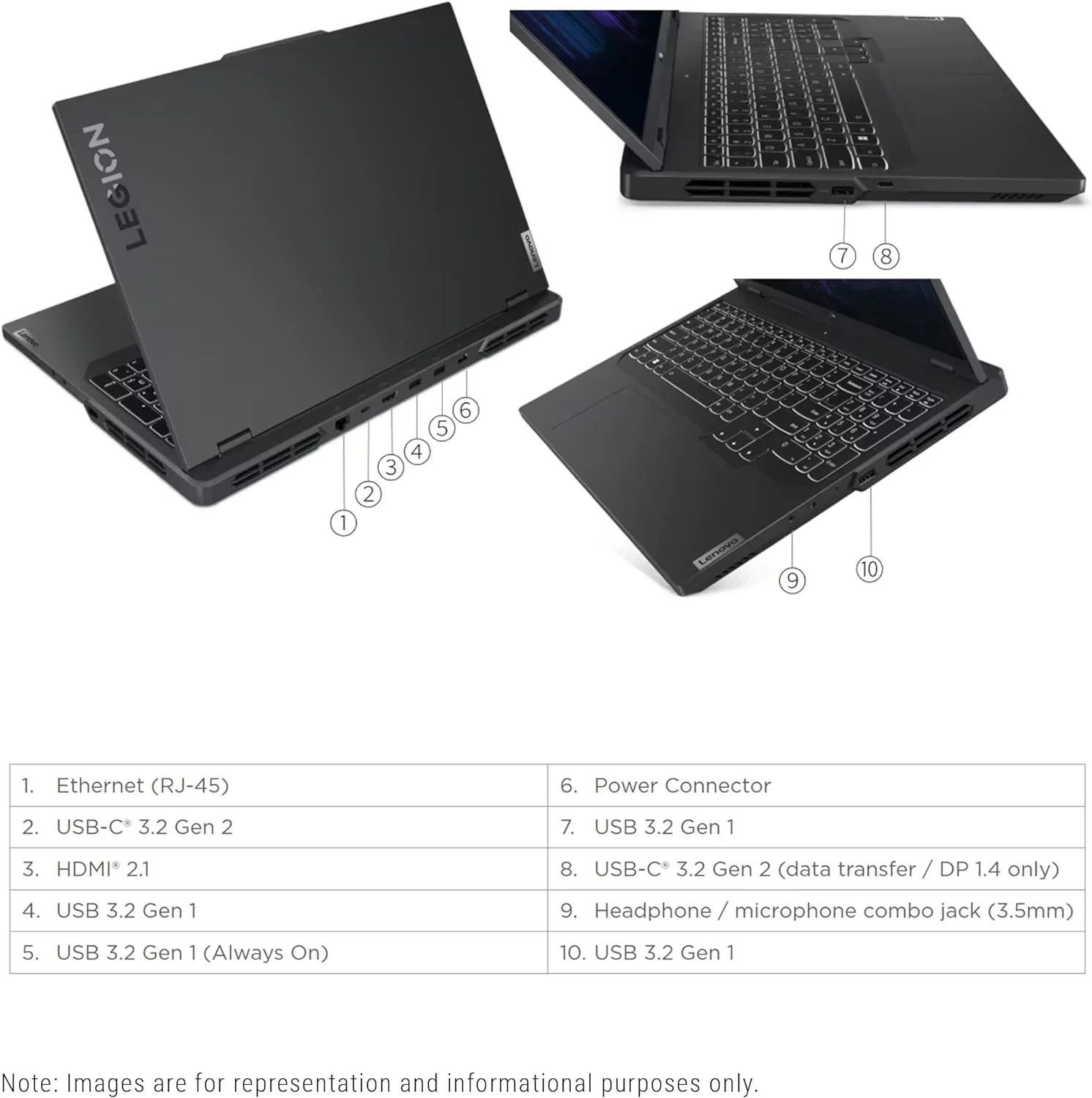 Lenovo Legion Pro 5i Gaming Laptop, 13th Gen Core i7-13700HX, 16 GB DDR5 Ram, 2 TB PCIe SSD, 16" WQXGA(2560x1600), Nvidia Geforce RTX 4060, Windows 11 Home