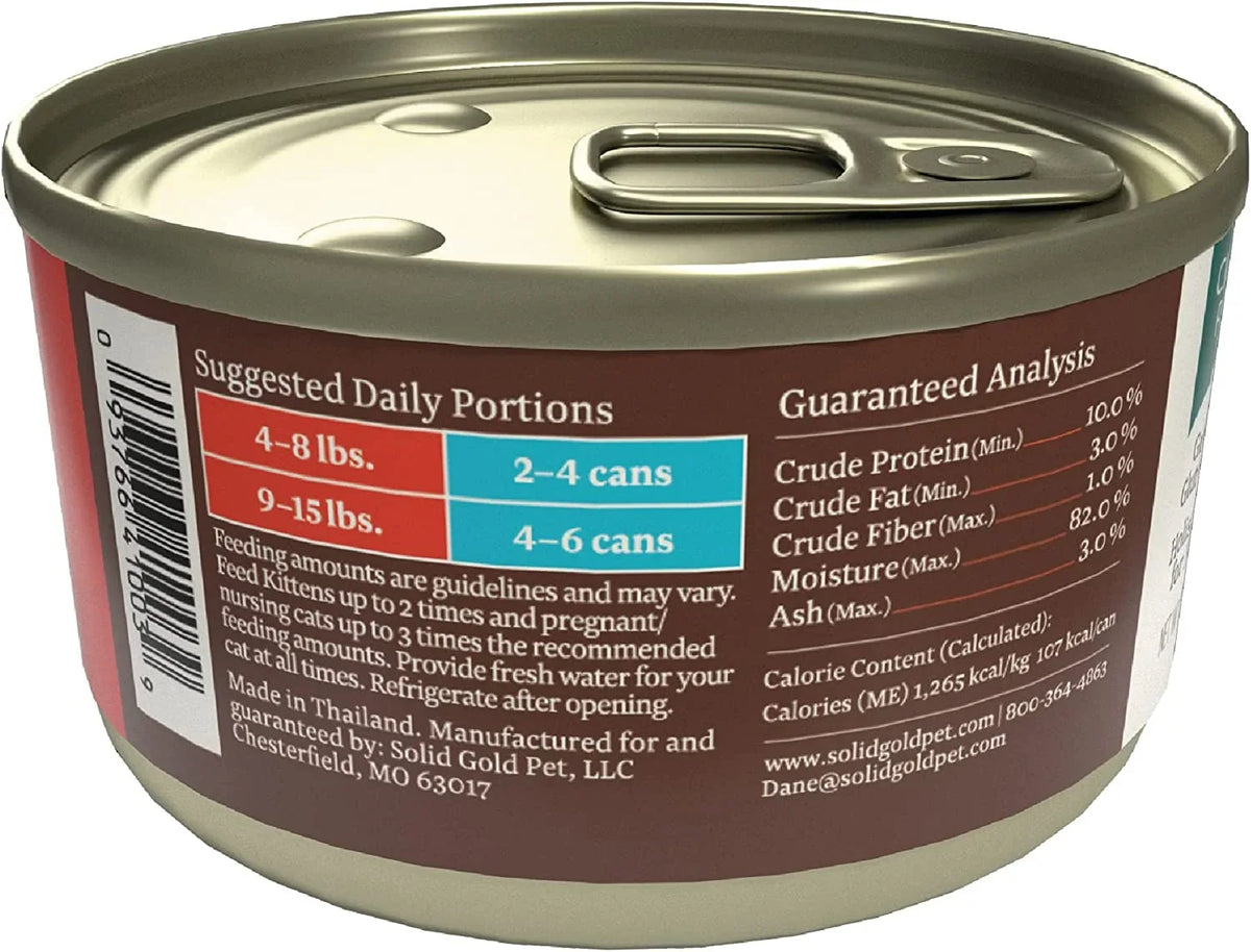 Solid Gold Wet Kitten Food Pate - Made with Real Chicken for Kittens - High Protein Grain Free Wet Cat Food for Healthy Digestion, Skin, Coat & Sensitive Stomach - 3oz (24 Count)