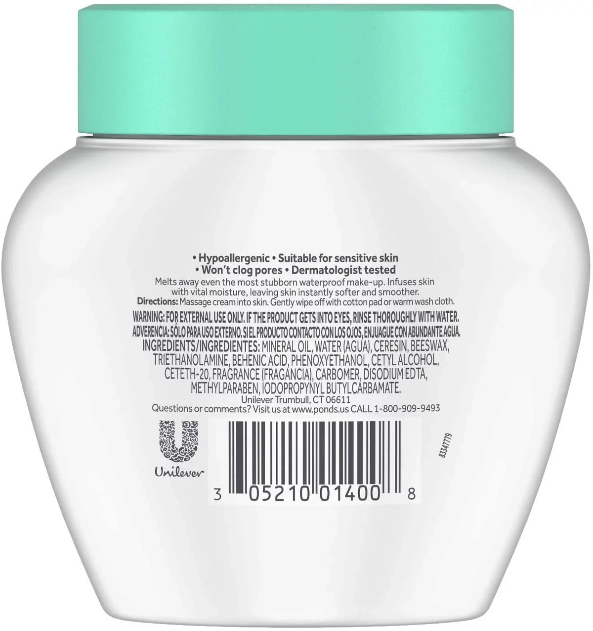 6 Pack - Pond's Cold Cream Cleanser 3.5 oz
