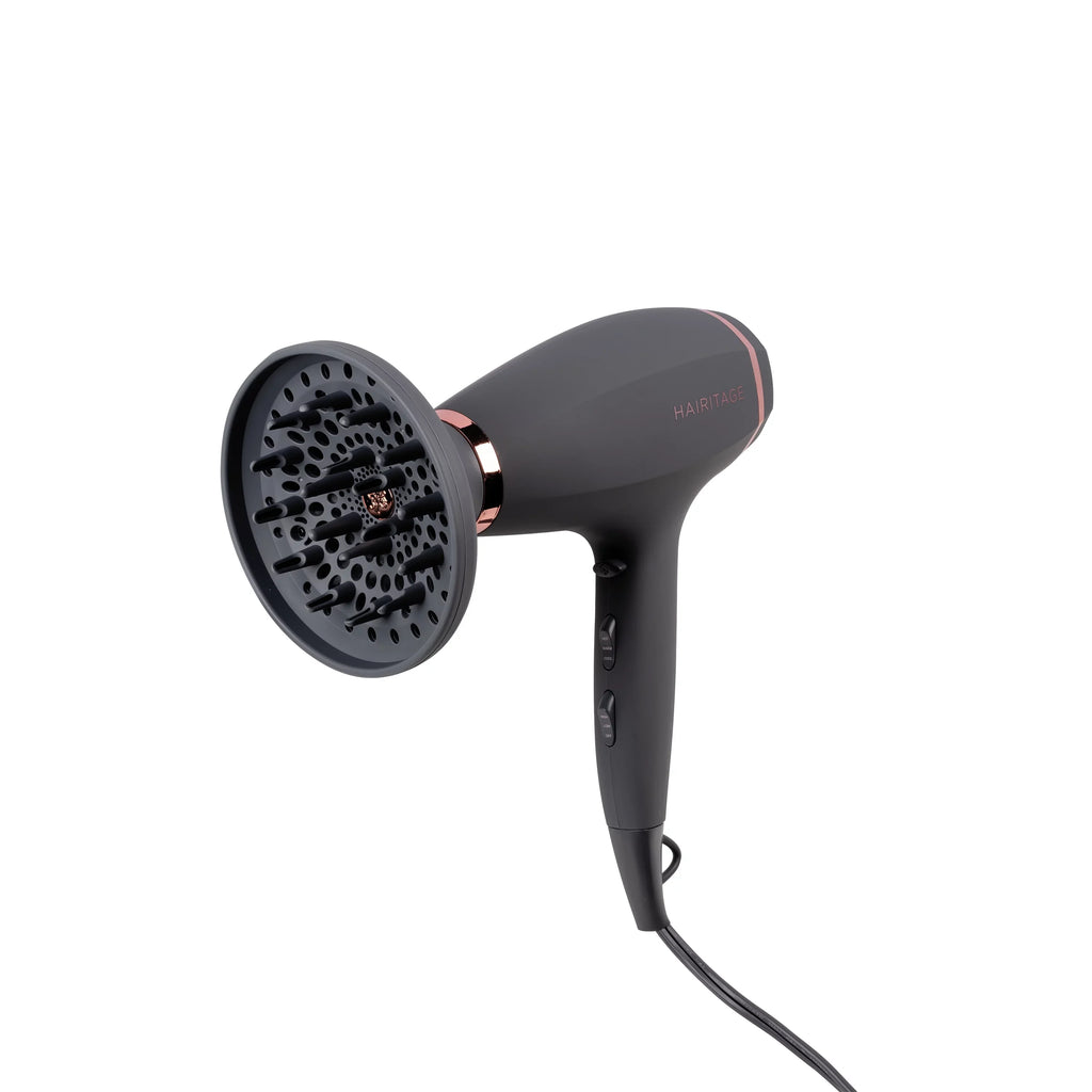 Hairitage Meant to Be Hair Diffuser Hair Dryer Attachment for Anti Frizz & Volume | Salon Standard Frizz Control