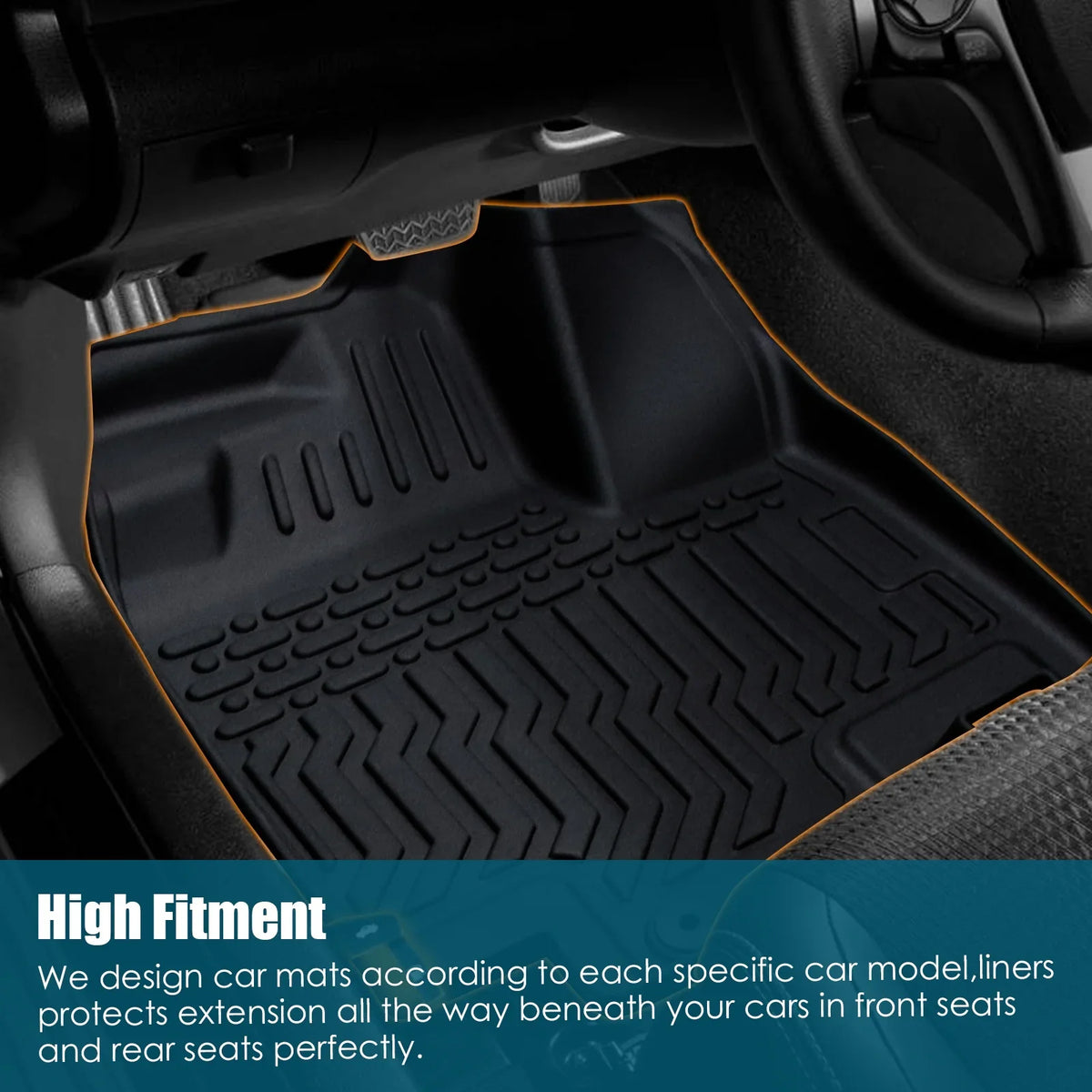 Aibecy Floor Mats,Floor 2020-2023 Telluride Bucket Kia Telluride Console Car Bucket Center Dazzduo Floor Telluride
