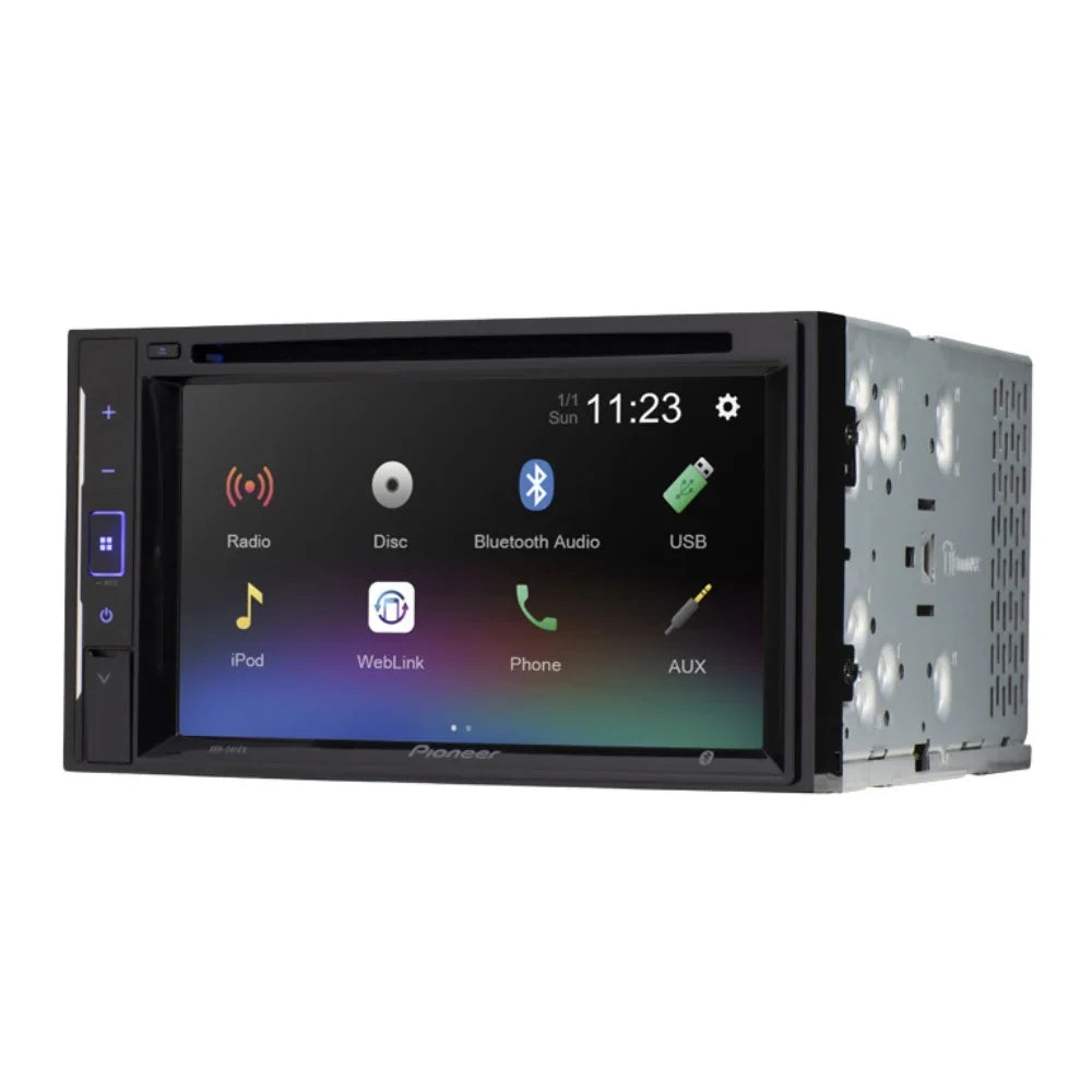 KIT4703 Bundle for 2005-2007 Dodge Durango W/ Pioneer Double DIN Car Stereo with Bluetooth/Backup Camera/Installation Kit/in-Dash DVD/CD AM/FM 6.2" WVGA Touchscreen Digital Media Receiver