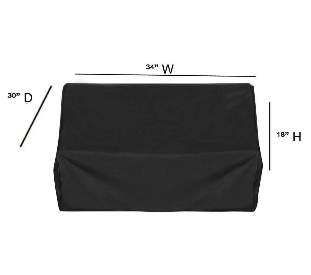 Built in Gas Barbecue 34W x 30D x 18H inches BBQ Grill Shield for Any Outdoor Grill.