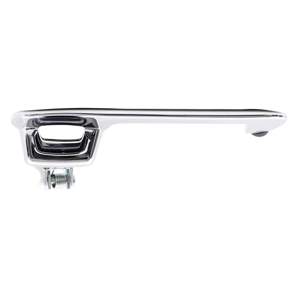 Brock Replacement Pair Set Outside Exterior Front Rear Chrome Door Handles Fitting with Pickup Truck SUV Van 55075649 55075648