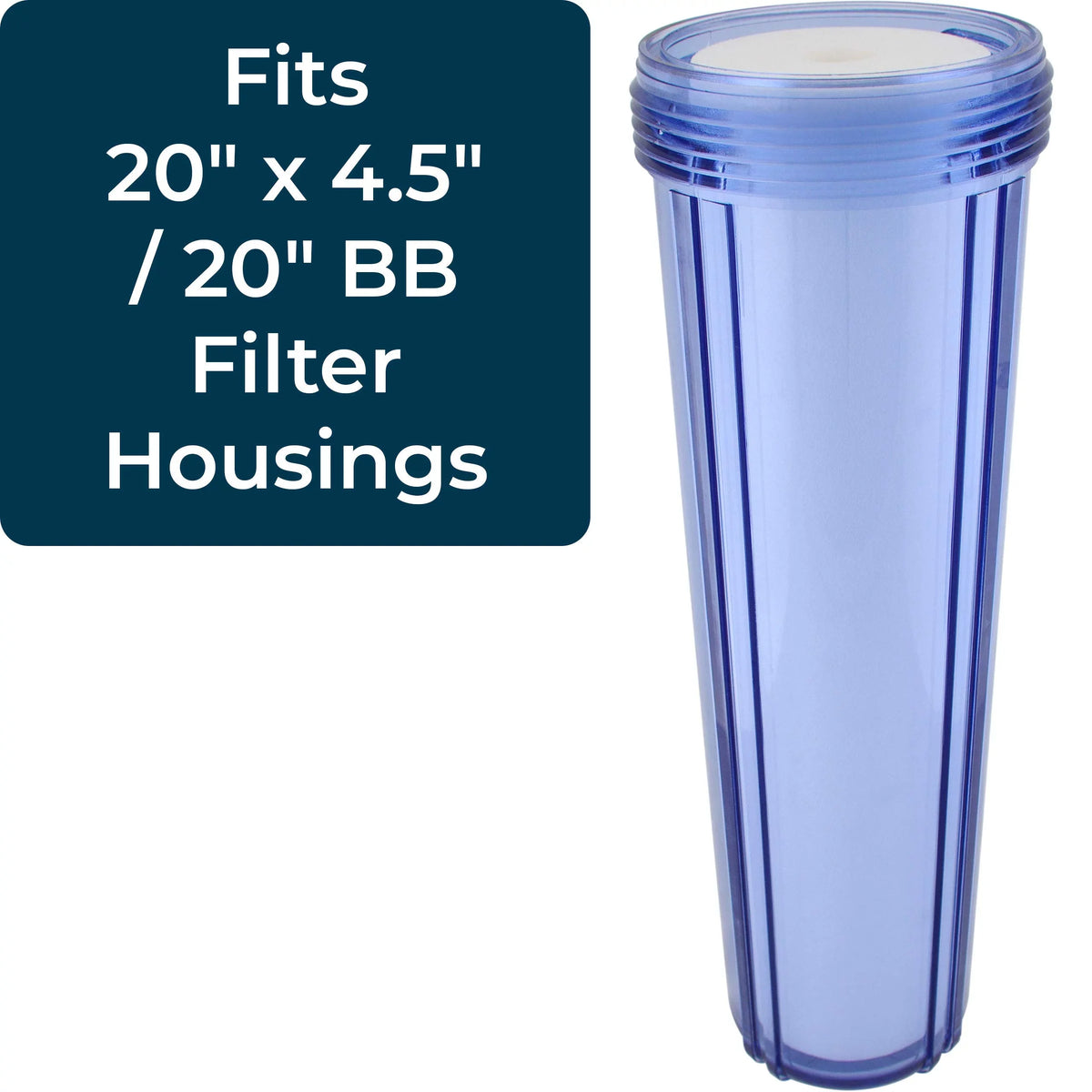 SpiroPure SP-DD-6010-20BB 20x4.5 BB 10 Micron Spun Melt-Blown Polypropylene Water Filter Cartridge SDC-45-2010 (Case of 6)
