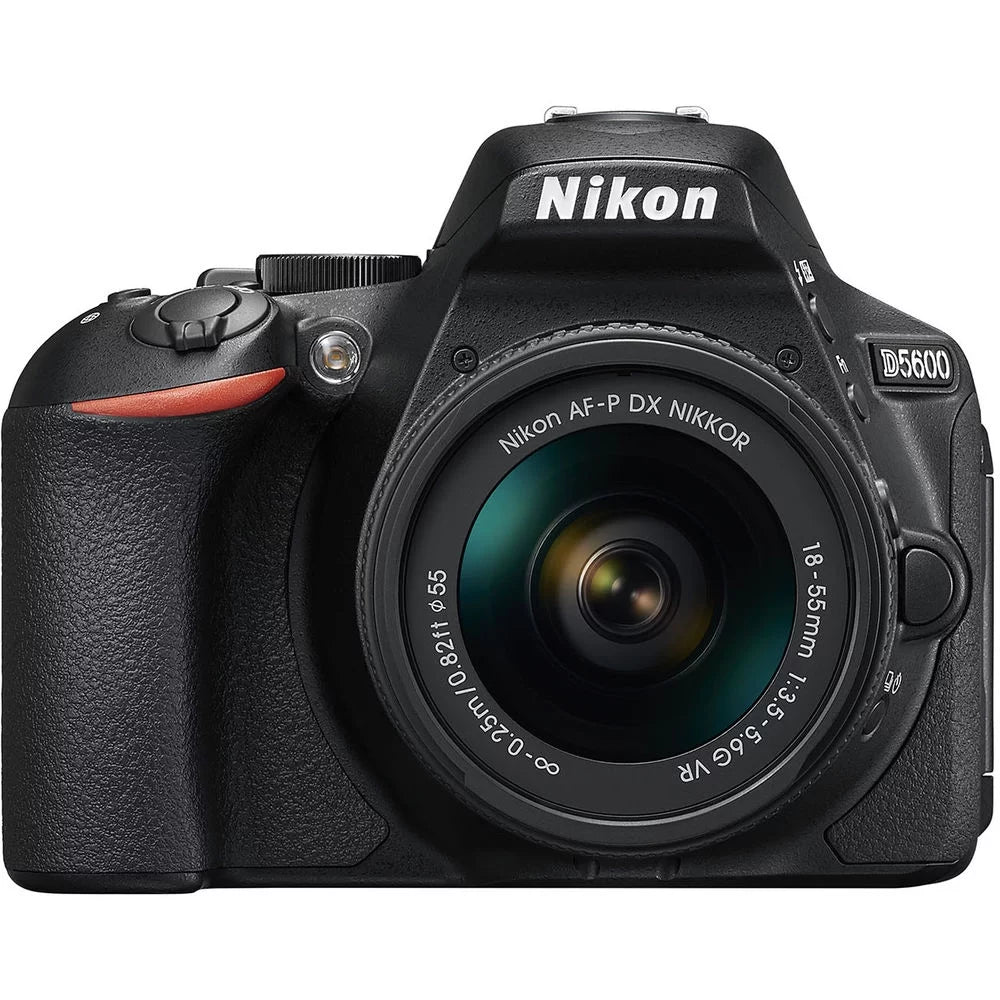 Nikon D5600 DSLR Camera + 18-55mm VR + 1yr Warranty + Canon Case + UV - 64GB Kit