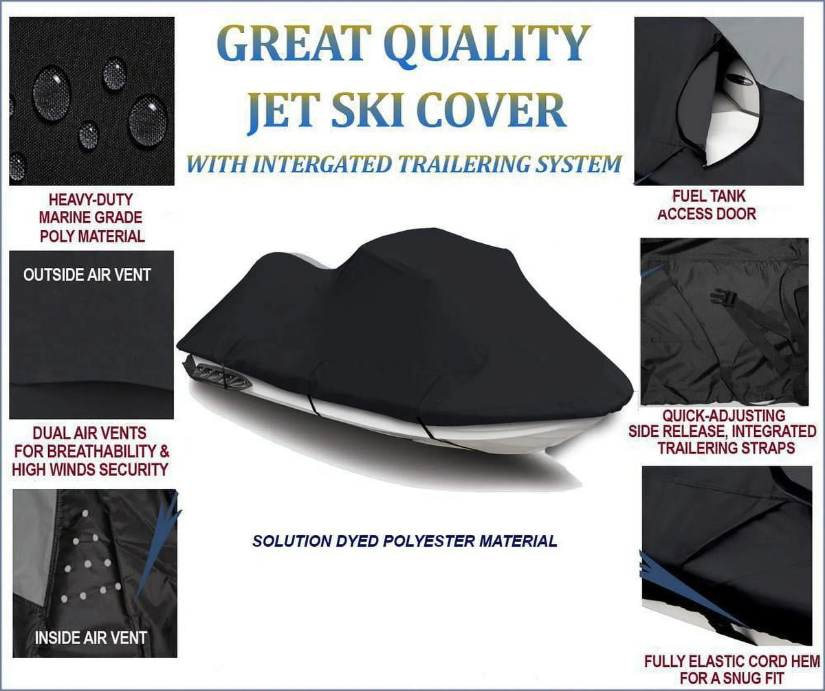 BLACK TOP OF THE LINE JET SKI Shield Matching for Sea Doo Sea-Doo Bombardier Jet Ski Shield RXP 2004 2005 2006 2007 2008, RXP-X 2007 2008 2009