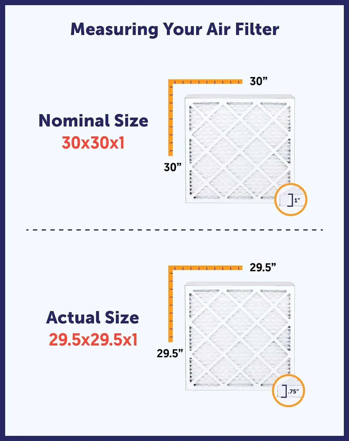 Filter King 38x56.5x1a Air Filter | 4-PACK | MERV 8 HVAC Pleated A/C Furnace Filters | MADE IN USA | Actual Size: 38 x 56.5 x .75"