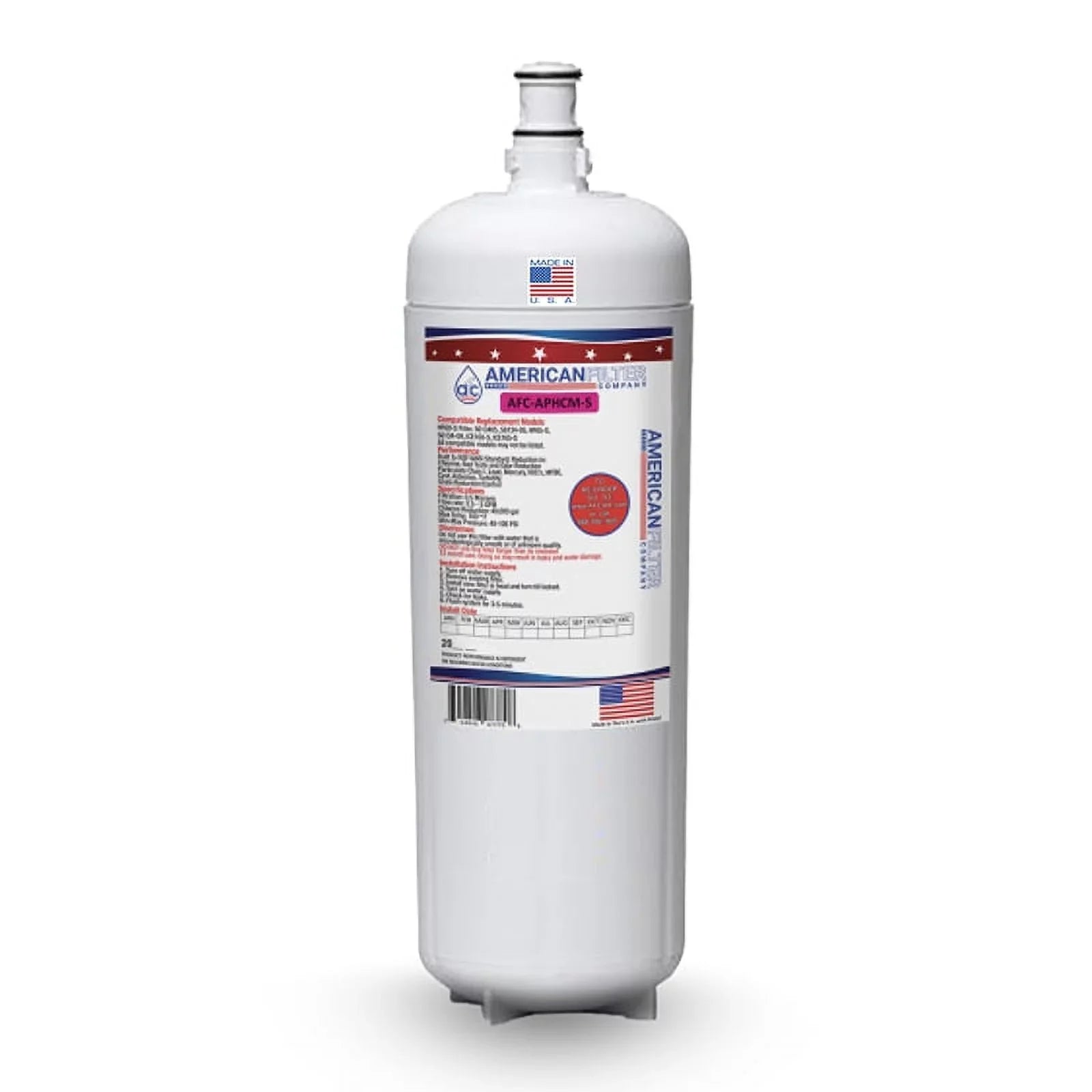 AFC Brand , Water Filter , Model # AFC-APHCM , Fitting with 3M® AquaPure® ICE160-S - 1 Filters - Made in U.S.A.