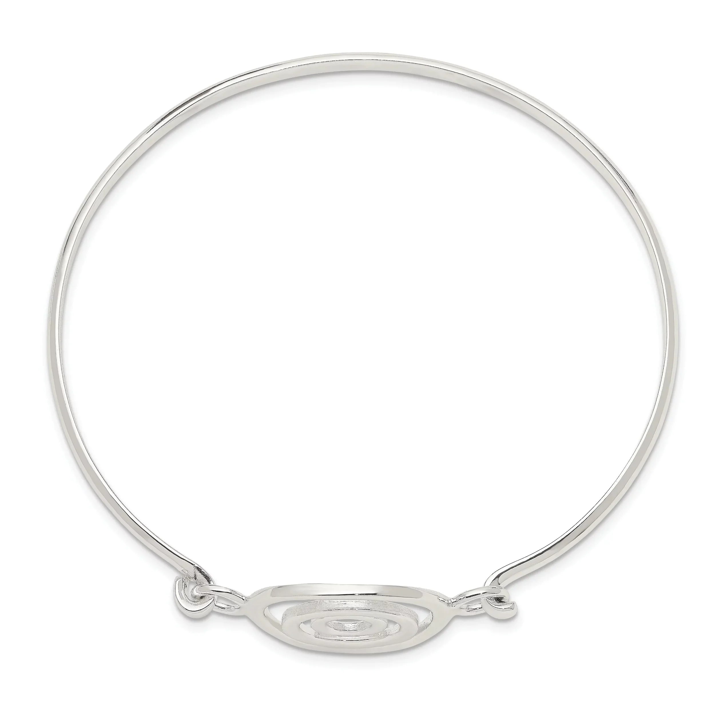FJC Finejewelers Sterling Silver Mutli-circle Bangle Bracelet