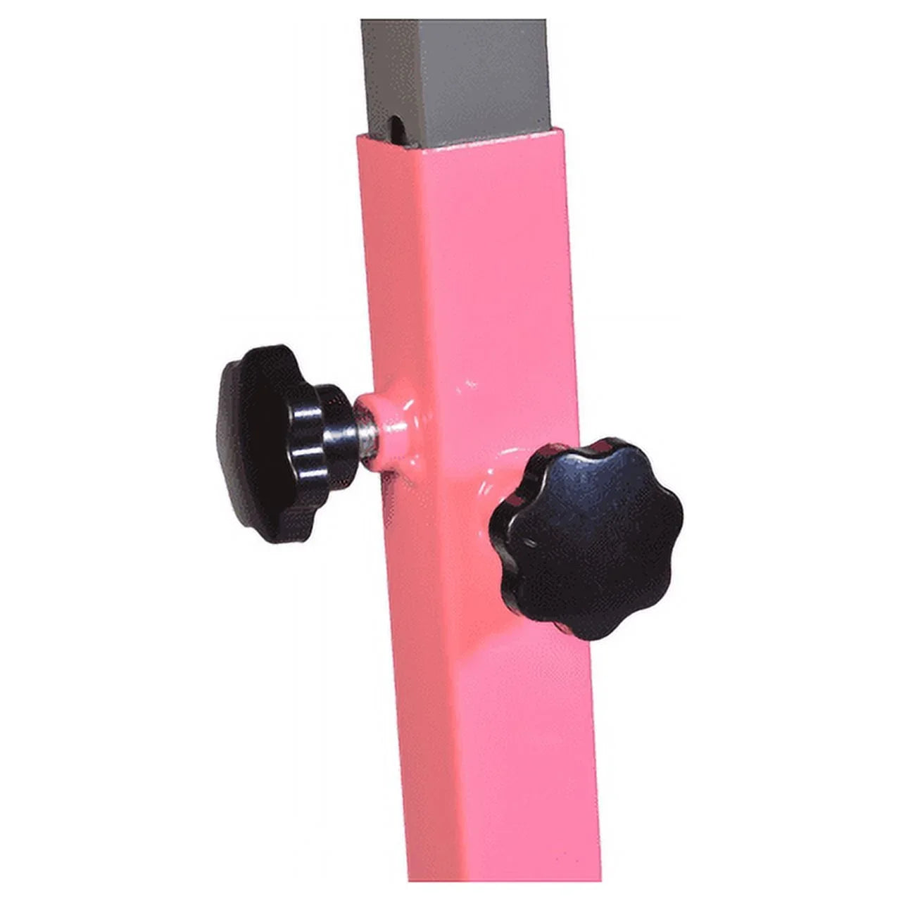 5 Star-TD Pink Gymnastic Kip Bar for Kids, Adjustable 3-5 FT, Heavy-Duty Home Gym Training Equipment