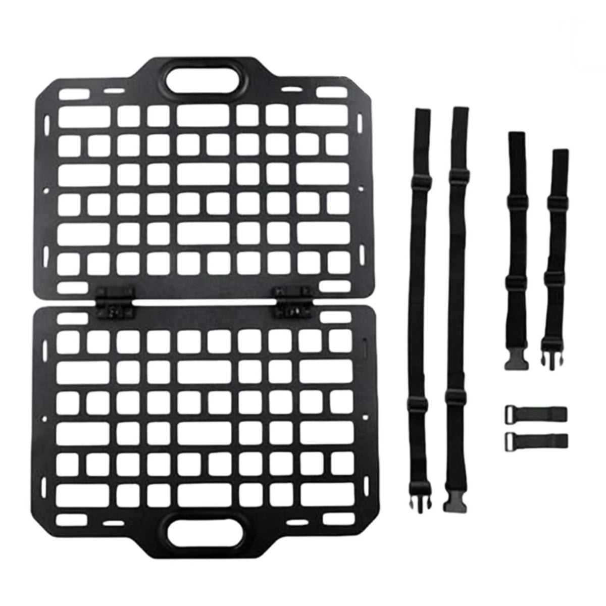 funtasica Auto Seat Back Organizer Modular Storage Molle Panel Car Seatback Hanging Plate Auto Seat Panel for Automotive Truck Parts