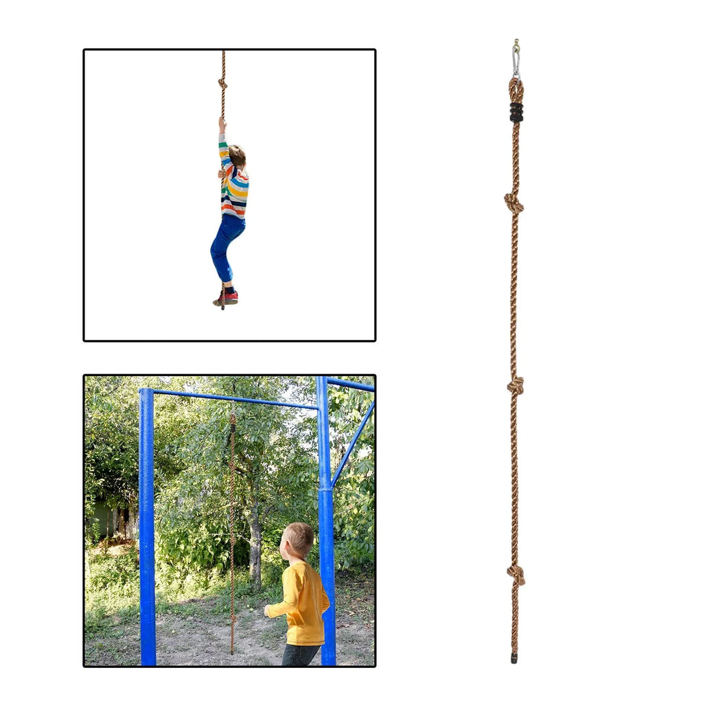 Outdoor Climbing Rope Play Toy Early Training Toy fitness Swing, Tree Climbing Rope for Outside Indoor, Trees