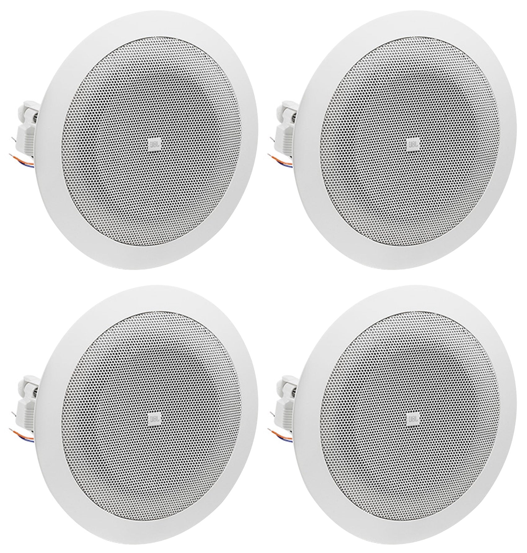 JBL Black 6.5" Front of House+(4) 4" Background Speakers+Amp Restaurant/Bar/Cafe