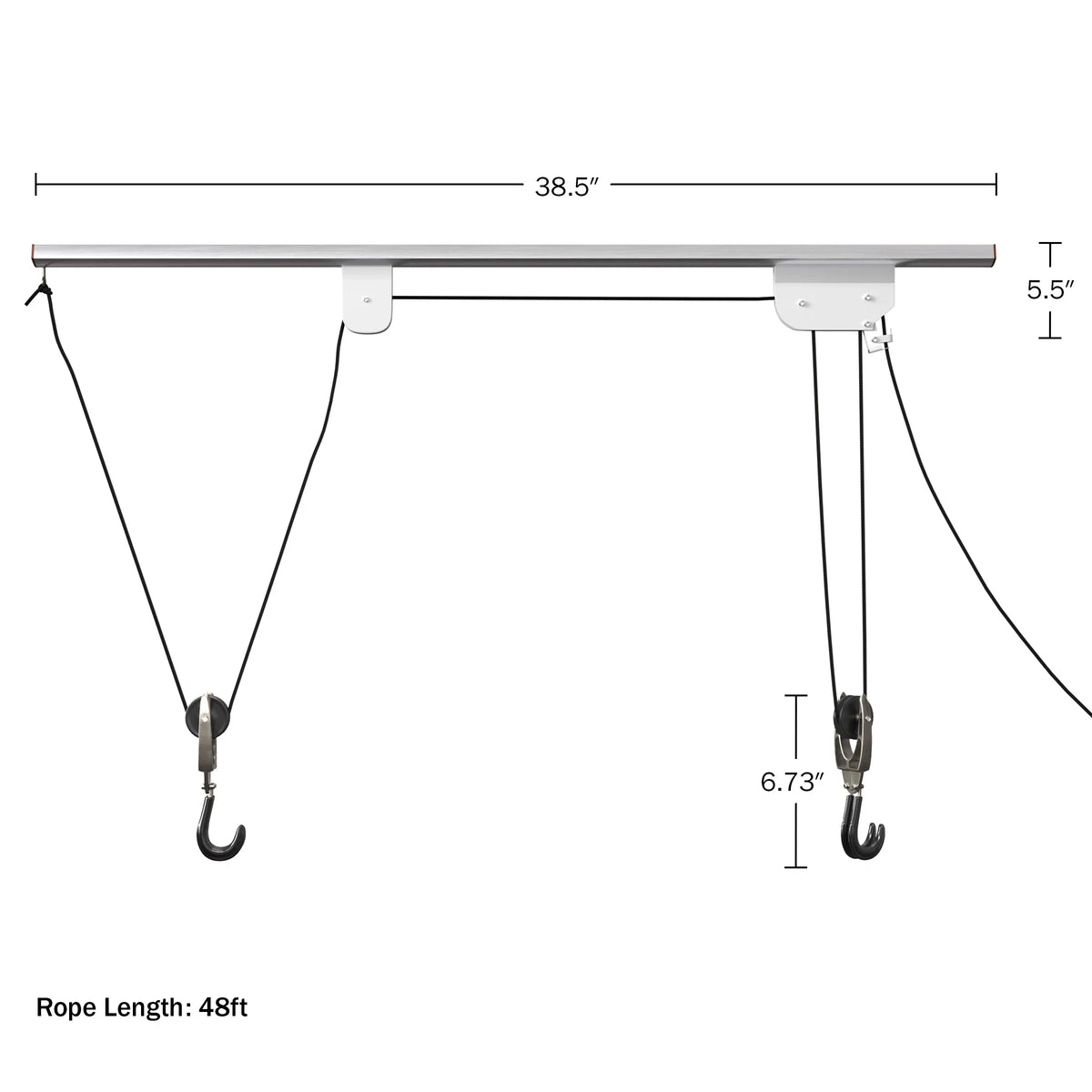 RAD Cycle Hoist Pulley System - Overhead Garage Storage Bike Hanger