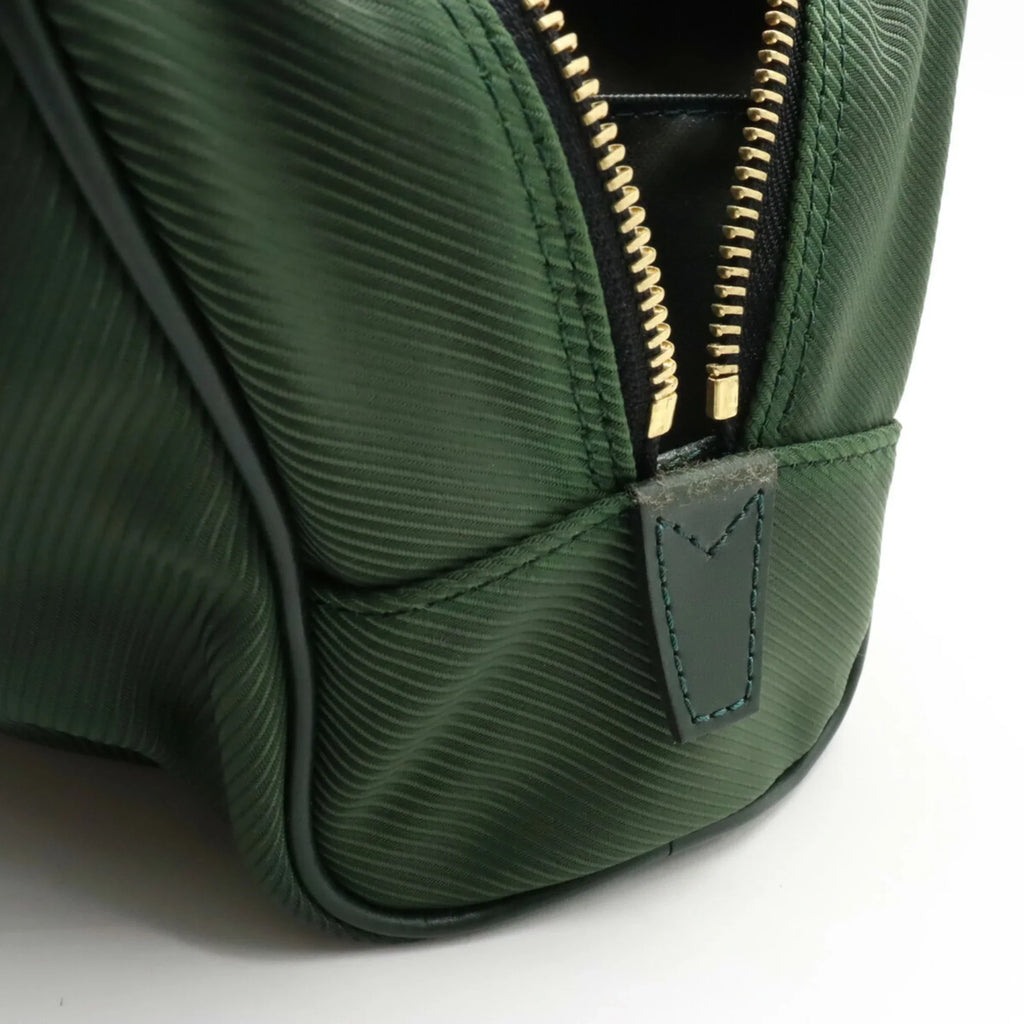 Pre-Owned LOUIS VUITTON Taiga Parana Second Bag Handbag Canvas Leather Epicea Dark Green M30754 (Good)