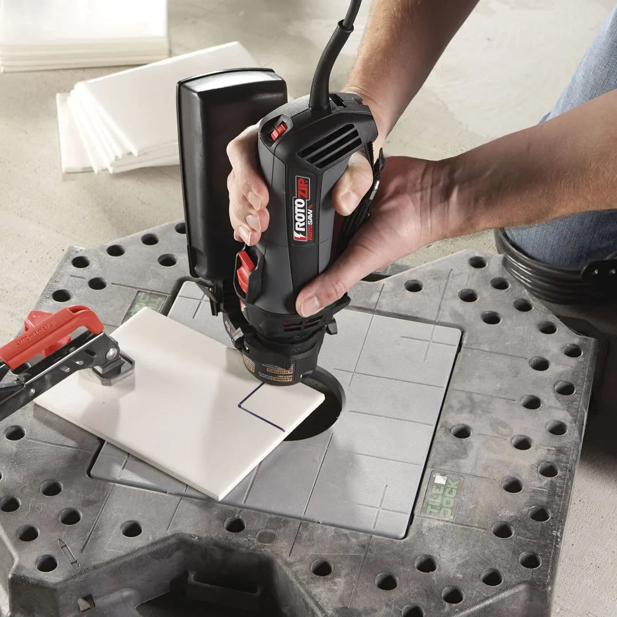Rotozip 1 x 4 in. L Plastic Dust Vault Attachment 1 pc.