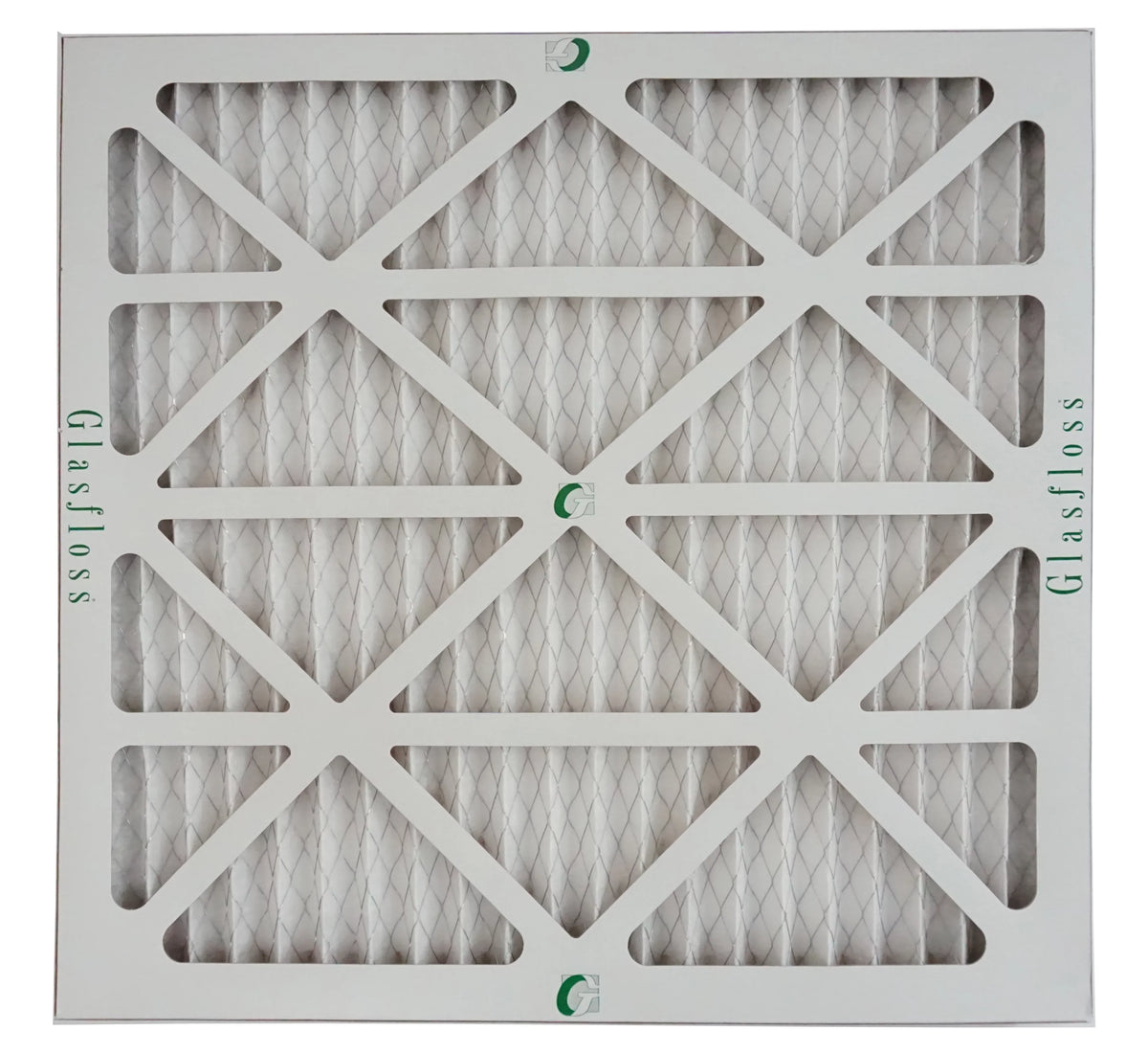 Glasfloss Air Filter 24x25x2 - 2" MERV 10 - (Pack of 4) - Pleated AC or HVAC Air Filter - Furnace Air Filter - Home or Office - Made In The USA.