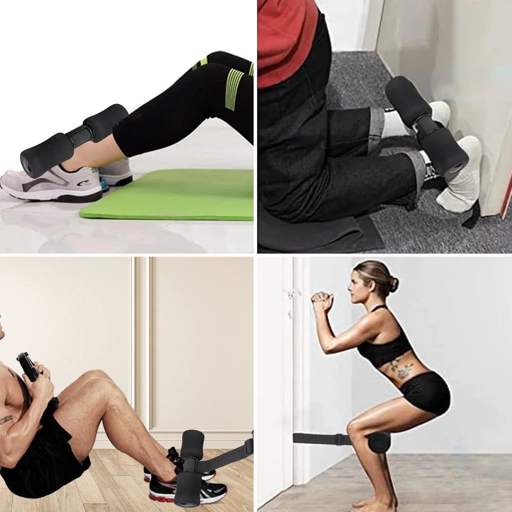 Nordic Hamstring Curl - Home Fitness With Padded Bar for Home Travel Workout