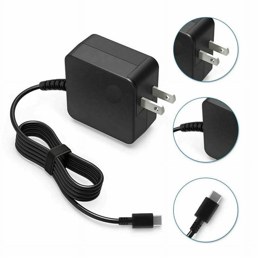 Nuxkst 65w USB-C Ac Adapter for Lenovo ThinkPad 11e Yoga Gen 6 20SF0003US power supply charger