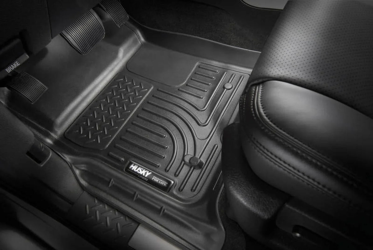 Husky by RealTruck Environment Series Front Floor Liners Black Front Row Suitable with select: 2017-2021 Chrysler Pacifica Touring L, 2023 Chrysler Pacifica