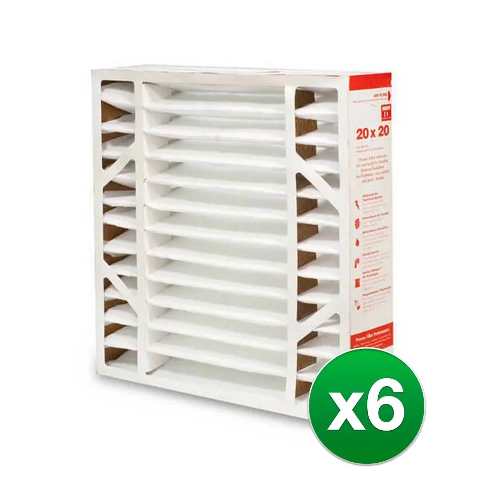 Replacement For Bryant FILXXFNC0121 20x20x4 Air Filter- MERV 11(6 Pack)