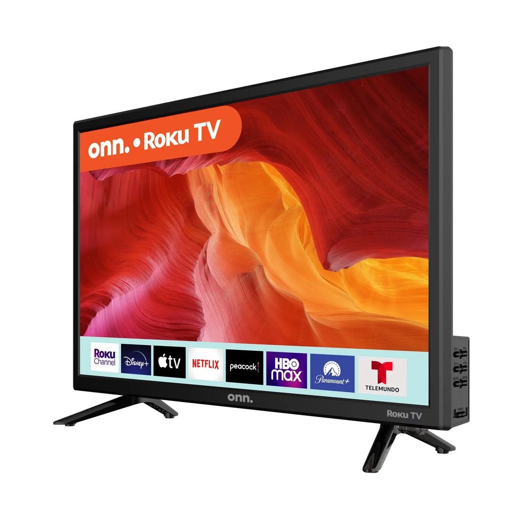 Restored 0nn. 24" Class 720P HD LED Roku Smart TV (10001_2590) (Refurbished)