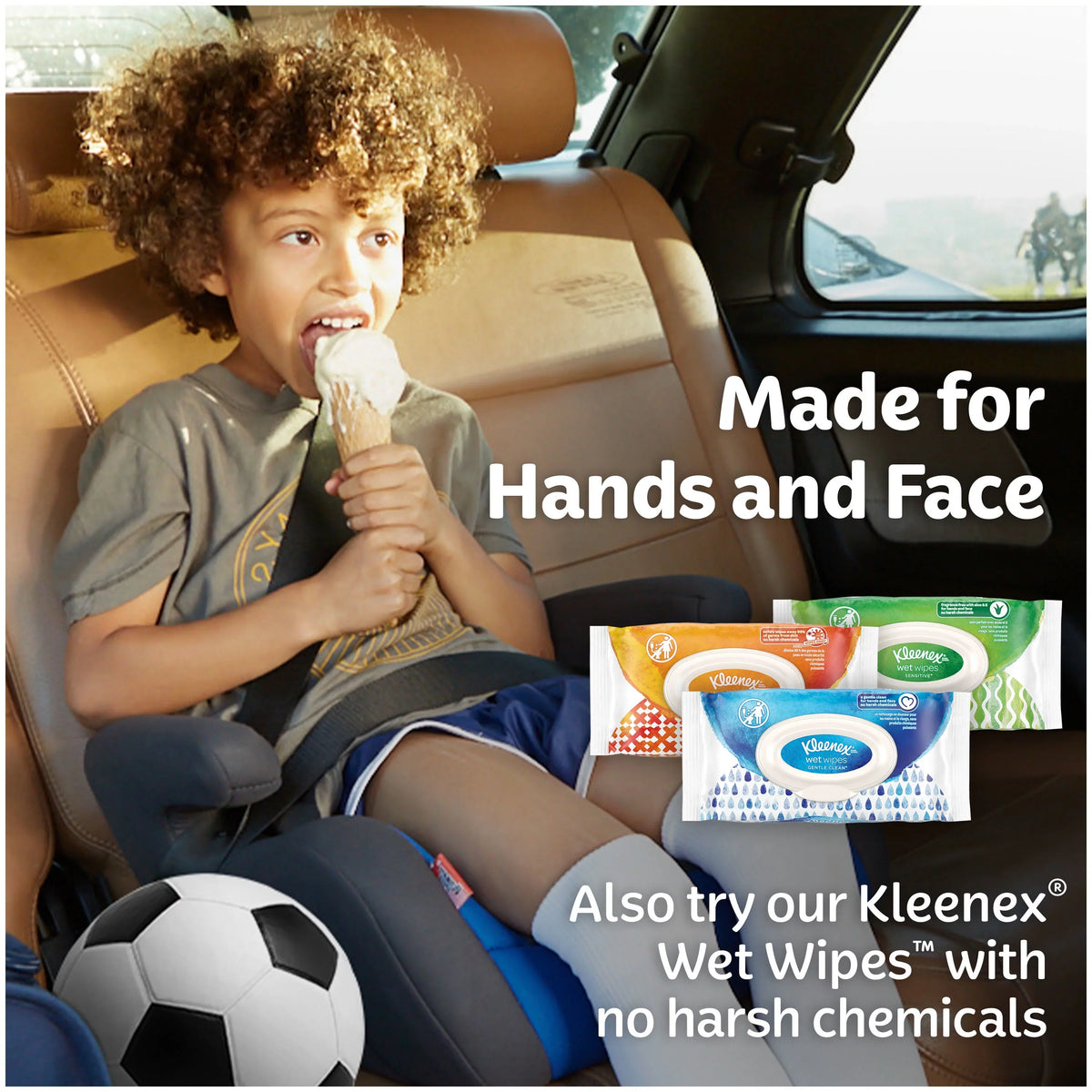 Kleenex Trusted Care Everyday Facial Tissues, 100 Tissues per Flat Box, 16 Pack (1,600 Tissues Total)