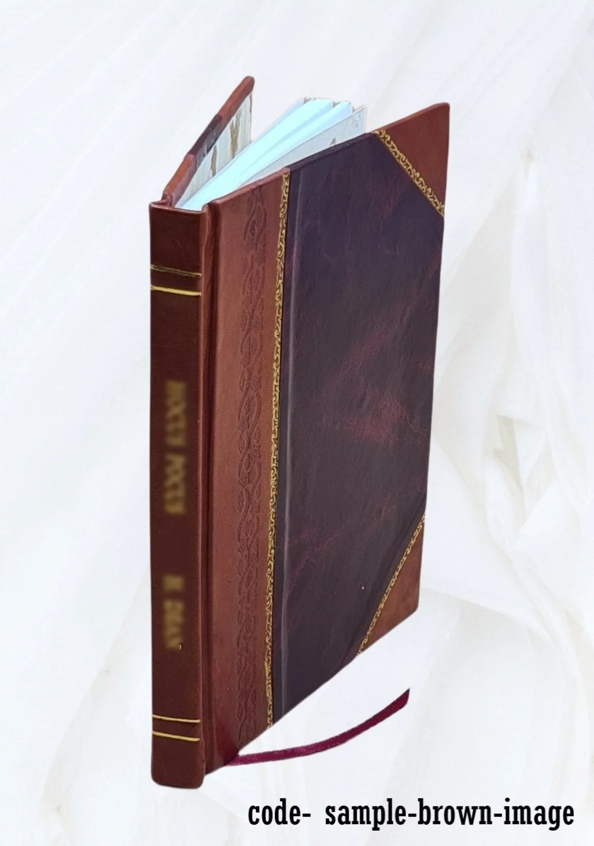 Le iardin, et cabinet poetique de Paul Contant, apoticaire de Poictiers. 1609 [Leather Bound]