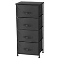 Home Basics 4 Drawer Storage Organizer, Black