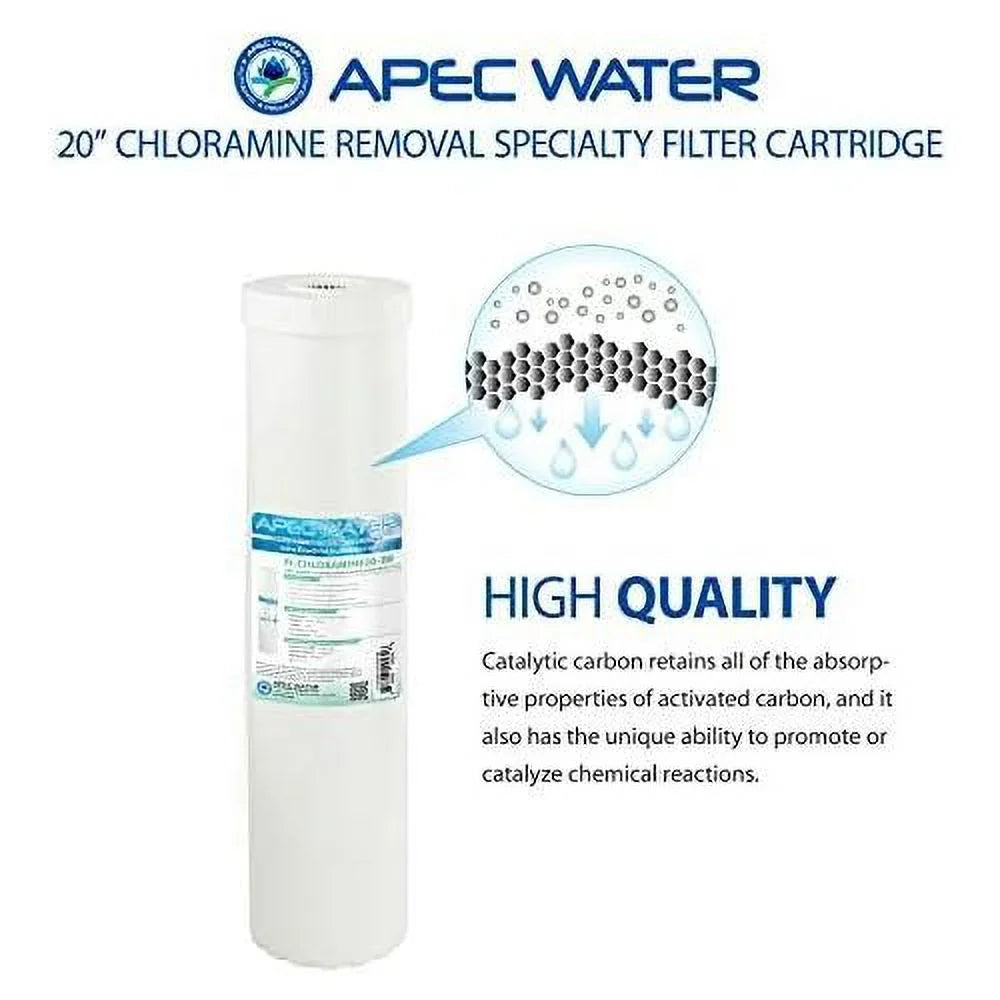 systems 20" replacement specialty filter chloramines hydrogen sulfide removal (fi-chloramine20-bb)