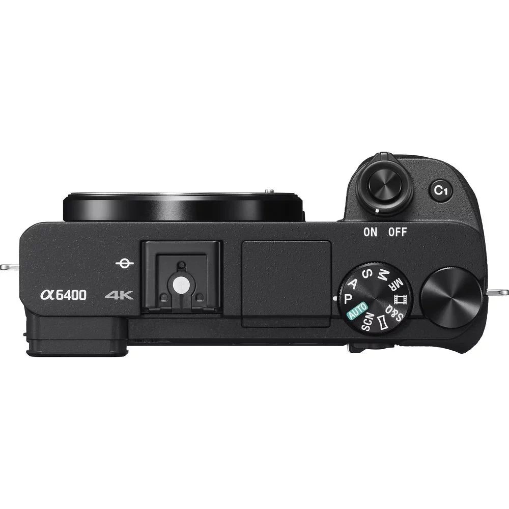 Sony a6400 Mirrorless Camera + 16-50mm f/3.5-5.6 OSS Lens + UV Filter + 64GB + Handbag And More!