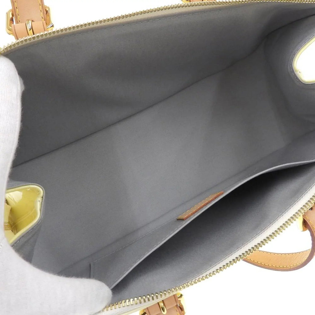 Pre-Owned Louis Vuitton LOUIS VUITTON Vernis Rosewood Avenue Shoulder Bag Perle M93508 (Good)