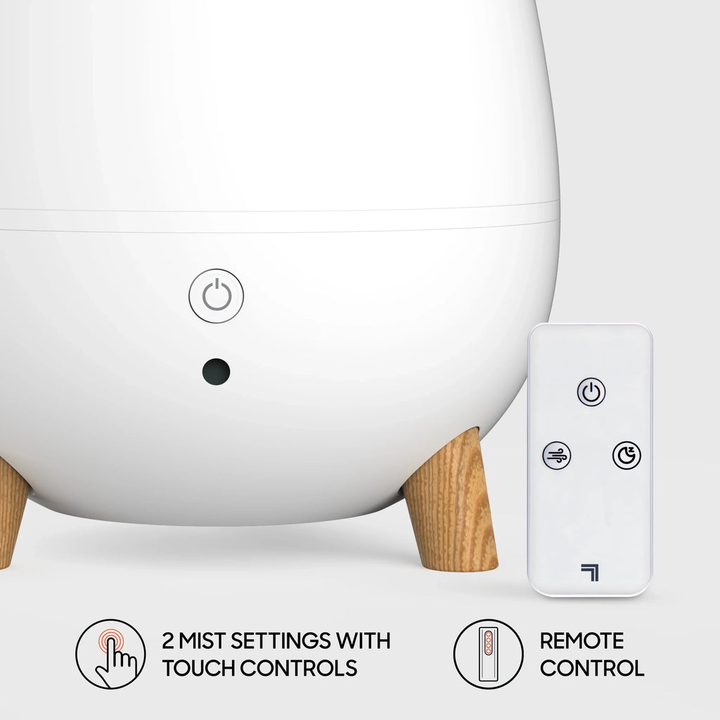 Sharper Image Mist 6 Ultrasonic Humidifier with Auto Shutoff, Remote Control (New)