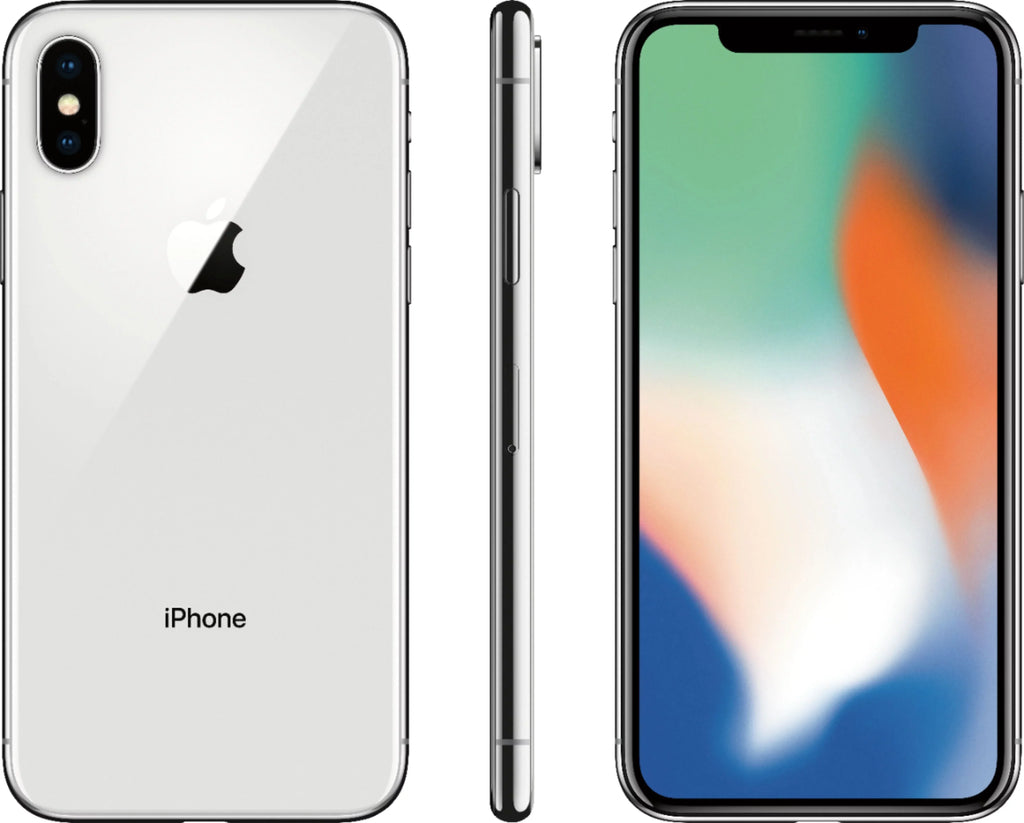 Apple iPhone X A1865 (Fully Unlocked) 64GB Silver (Used - Grade A)