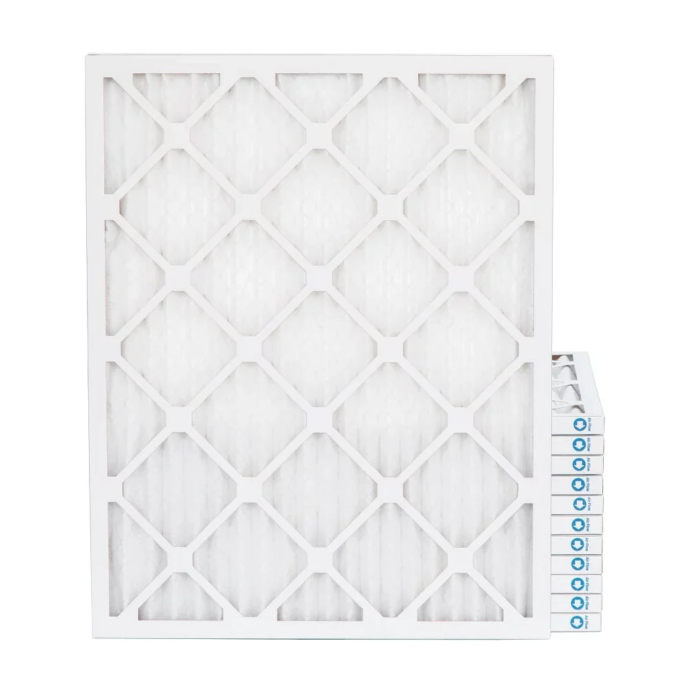 20x23x1 MERV 8 ( MPR 600, FPR 5-6 ) 1" Air Filters for AC & Furnace. Case of 12. Exact Size: 19-1/2 x 22-1/2 x 3/4